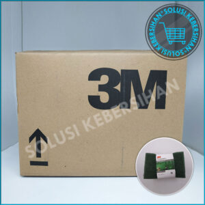 Tapas Cuci Hijau Premium Aqua Green Pad 3M Per Box
