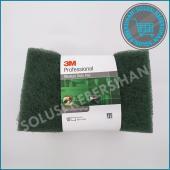 Tapas Cuci Hijau Premium Aqua Green Pad 3M Per Pack